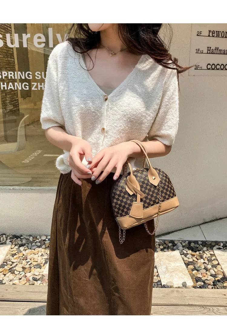Fashion Handbag Women's Crossbody Bag Advanced Simple Single Shoulder Crossbody Bag Portable Large Capacity Bag