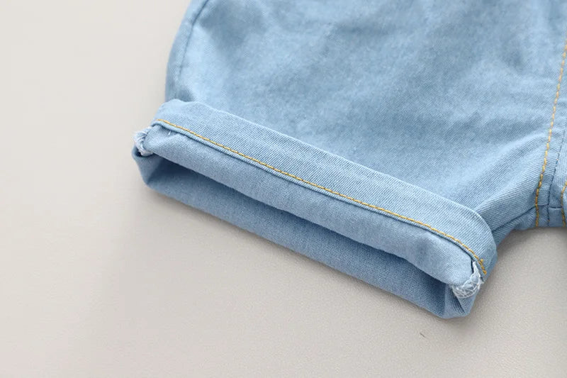 Summer new shirt 2024 boys lapel short-sleeved suit kidsren's clothing kidsren's workwear casual pants shirt two-piece set
