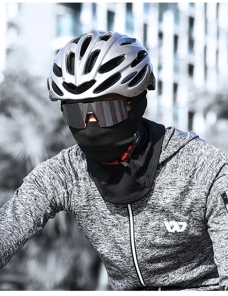 WEST BIKING Winter Cycling Scarf Fleece Keep Warm Balaclava Men Women Bicycle Hat Headwear Ski Helmet Liner Windproof Sport Cap