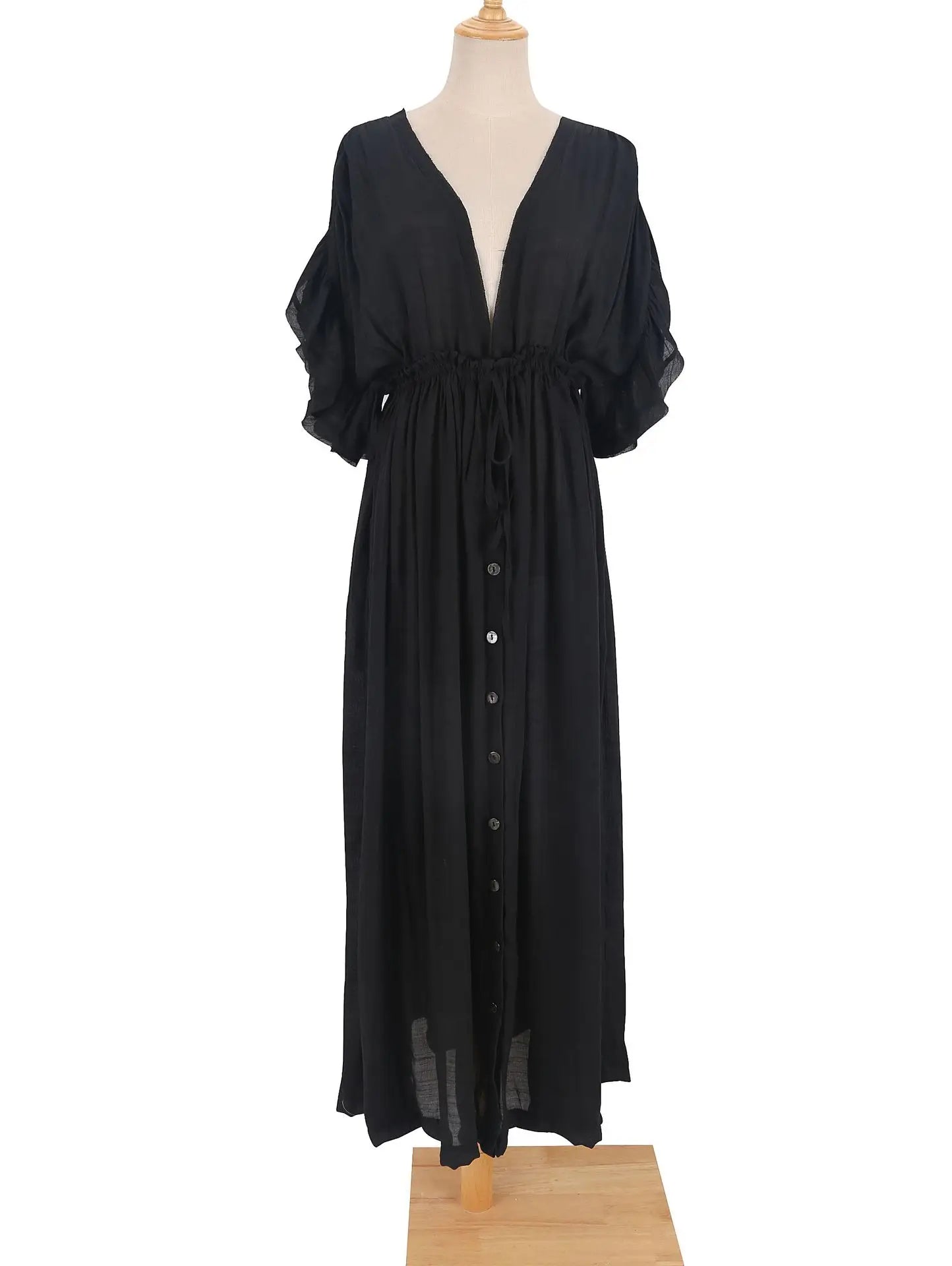 Women Swimsuit Cover Up Open Front Long Beach Kimono Cardigan Swim Bathing Suit Kimono