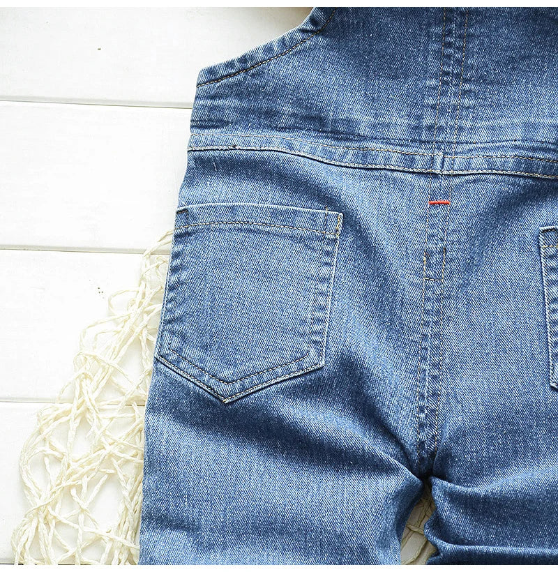 IENENS Boy Girl Overalls Toddler Clothes Child Jumpsuit Infant Denim Dungarees 1 2 3 4 Years Spring Autumn Baby Soft Jeans