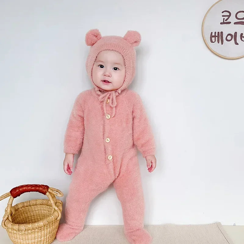 2024 NEW Octopus Cosplay For Newborn Baby Halloween Costumes Pink Cushion Christmas Pillow Romper