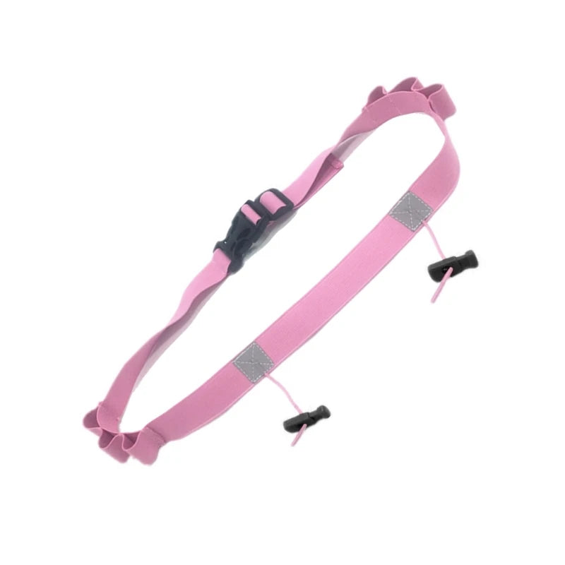 Running Belt for Race Number, Adjustable Number Belt with Gel Loop