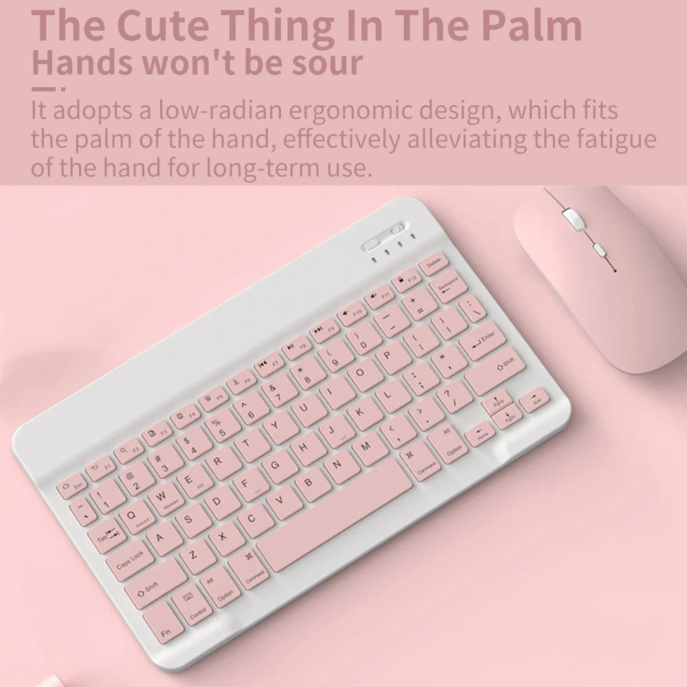 Wireless Bluetooth Keyboard and Mouse for iPad Samsung Huawei Xiaomi Tablet Laptop Smartphone Mini Keyboards Android IOS Windows