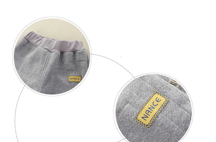 Children Sweatpants for Boys Girls Autumn Winter Thick Casual Pants Girl Student Loose Sports Pants Kawaii Letter Kids Trousers