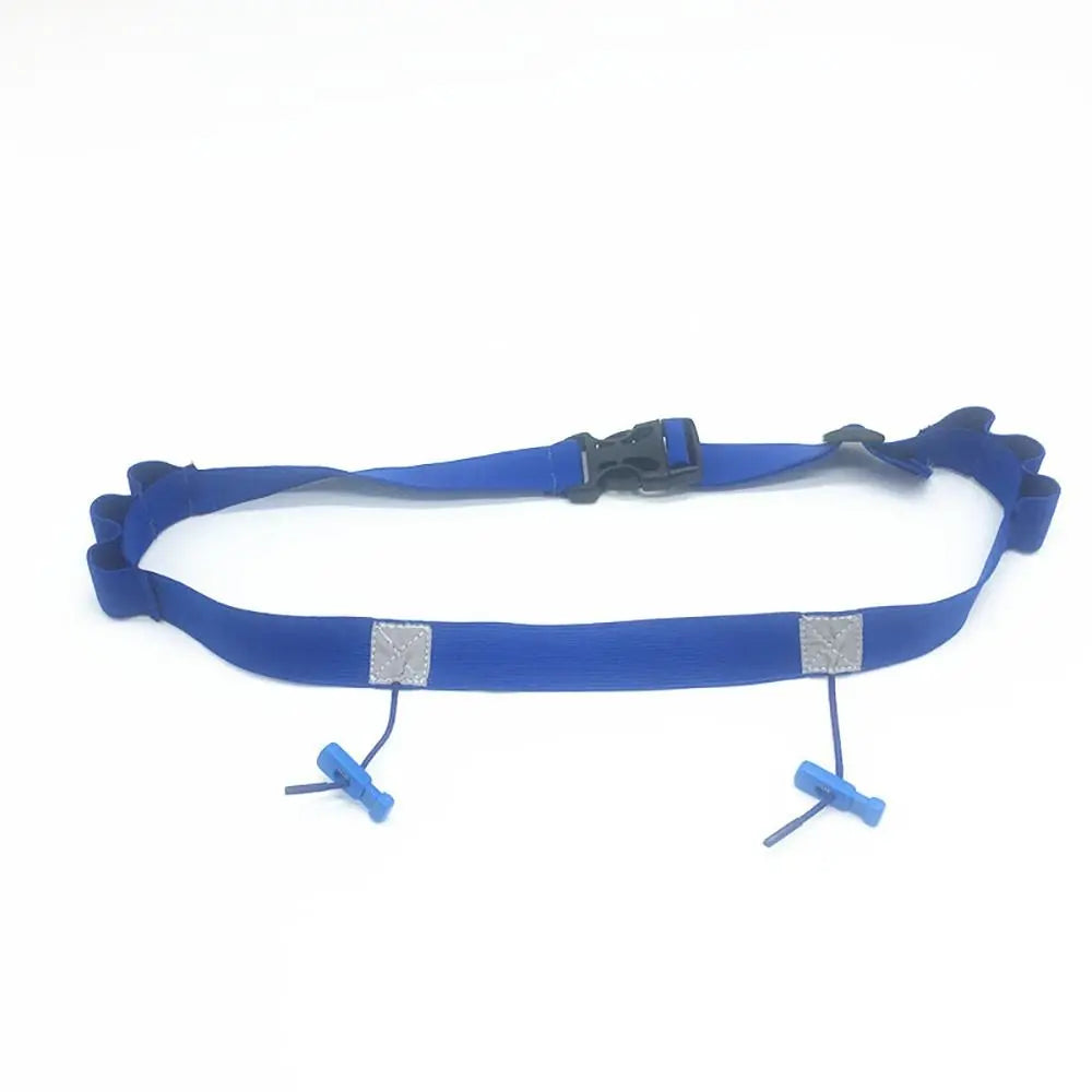 High-quality Polyester Running Number Belt Multicolour Unisex Marathon Race Belt Adjustable Gel Holder Waist Support