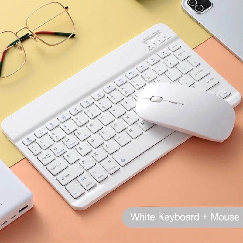 Wireless Bluetooth Keyboard and Mouse for iPad Samsung Huawei Xiaomi Tablet Laptop Smartphone Mini Keyboards Android IOS Windows