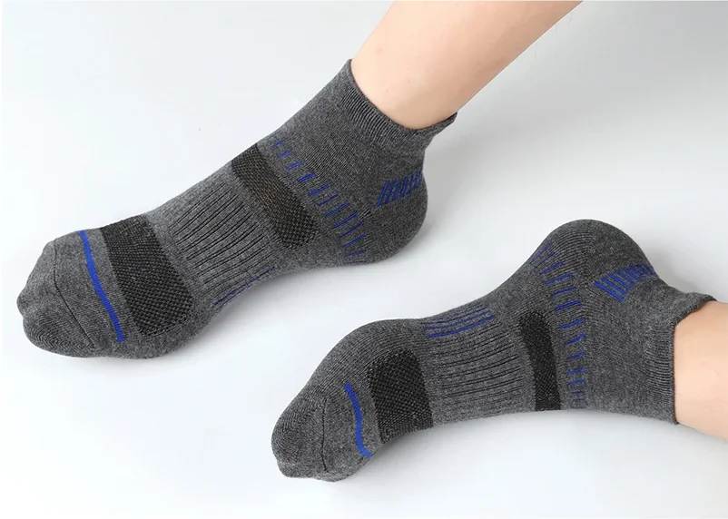 10 Pairs Spring Summer Men Casual Sports Running Socks Protective Ankle Socks Thin Breathable Deodorant Fitness Short Socks Male