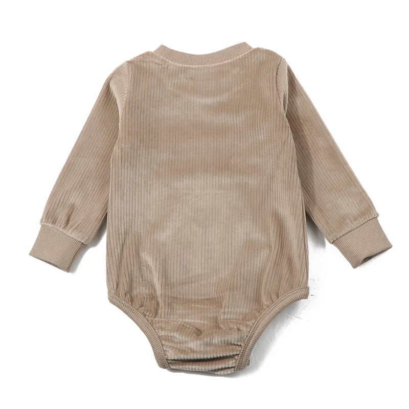 AA-Corduroy family matching set girls plaid pocket huge kangaroo boy shirt and leggings baby romper autumn and winter clothes