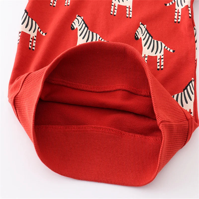 Jumping Meters 2-7T Boys Girls Sweatshirts With Stars Print Fashion Children's Clothing Baby Kids Hooded Shirts For Autumn
