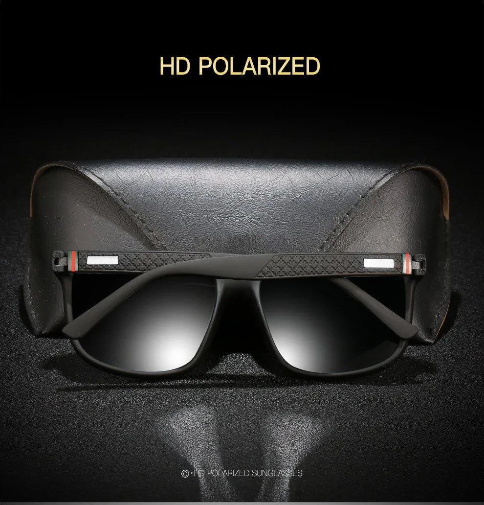 Fashion Vintage Square Polarized Sunglasses Men Women Luxury Brand Designer Men's Sun Glasses Driving Fishing UV400 Eyewear Man