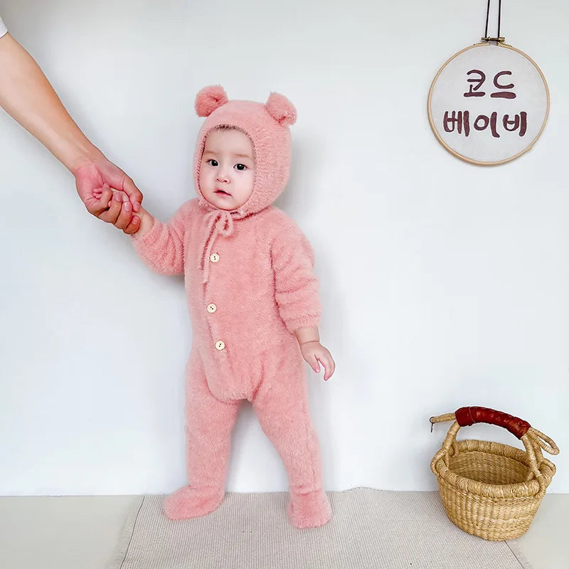 2024 NEW Octopus Cosplay For Newborn Baby Halloween Costumes Pink Cushion Christmas Pillow Romper