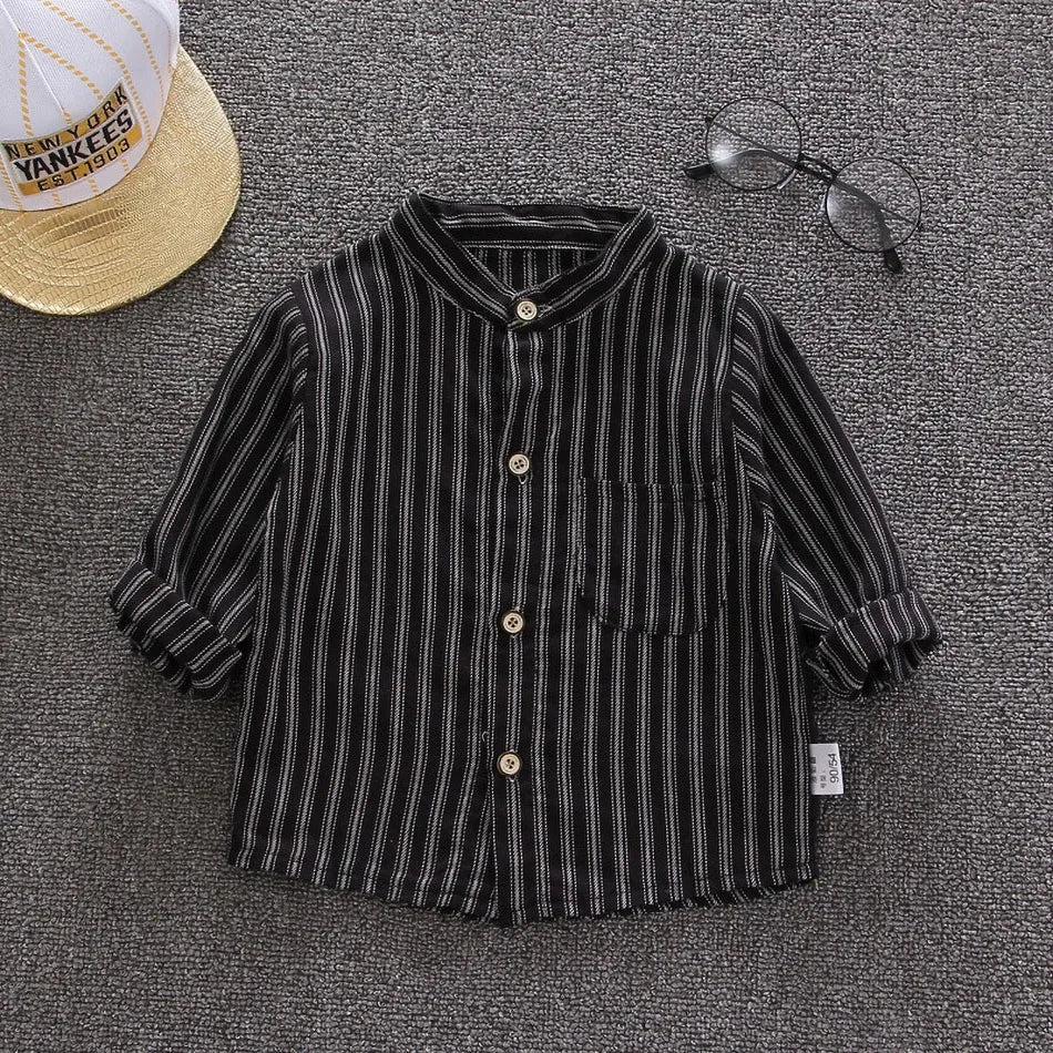2024 Korean Fashion Children Tops Boys Buffalo Plaid Flannel Shirt Baby Casual Shirt Outerwear Clothes Autumn Girls Blouses 0-5T