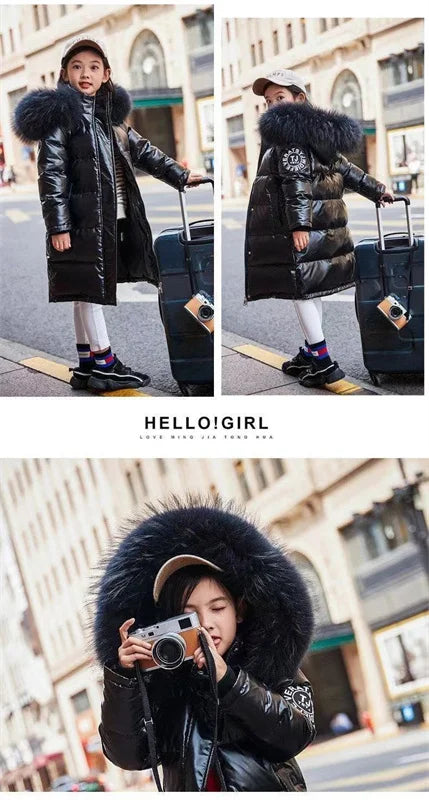 Boys Down Jacket Coat Overcoat Cotton 2023 Lovey Warm Thicken Winter Plus Size Children's Clothing