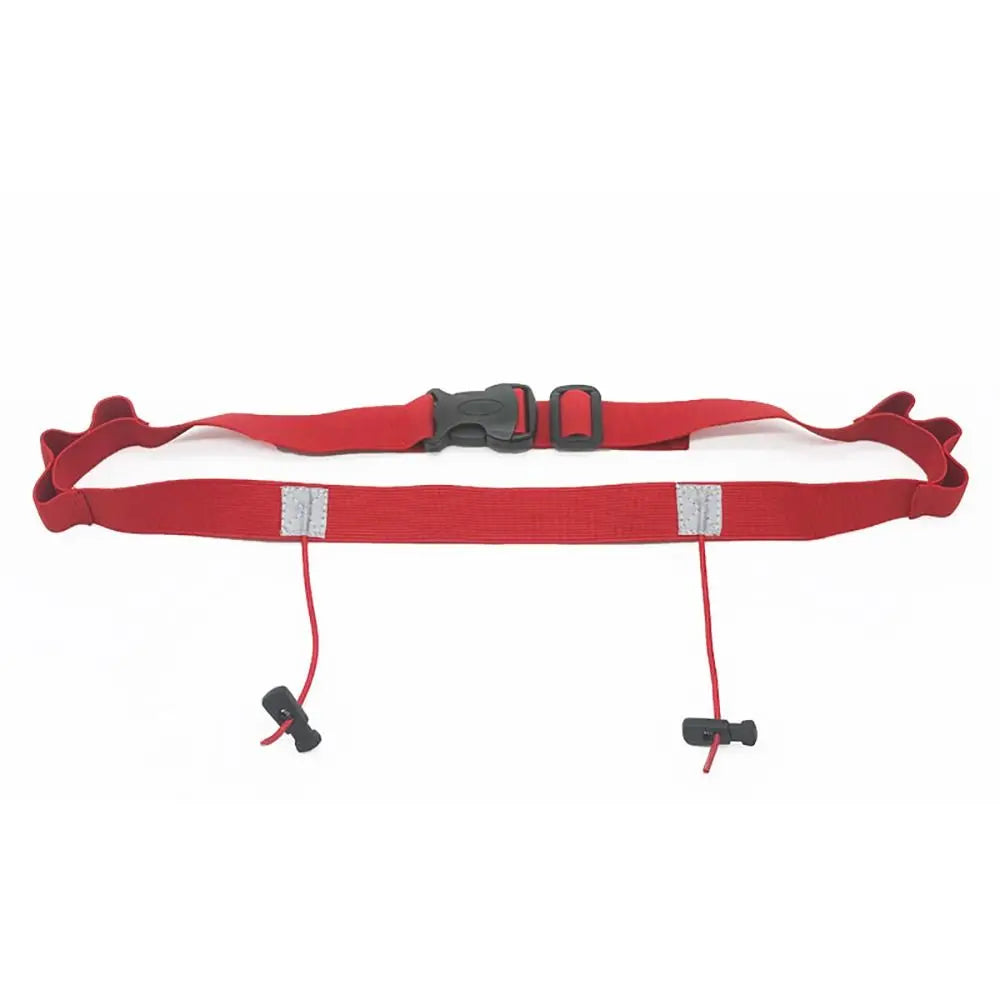 High-quality Polyester Running Number Belt Multicolour Unisex Marathon Race Belt Adjustable Gel Holder Waist Support