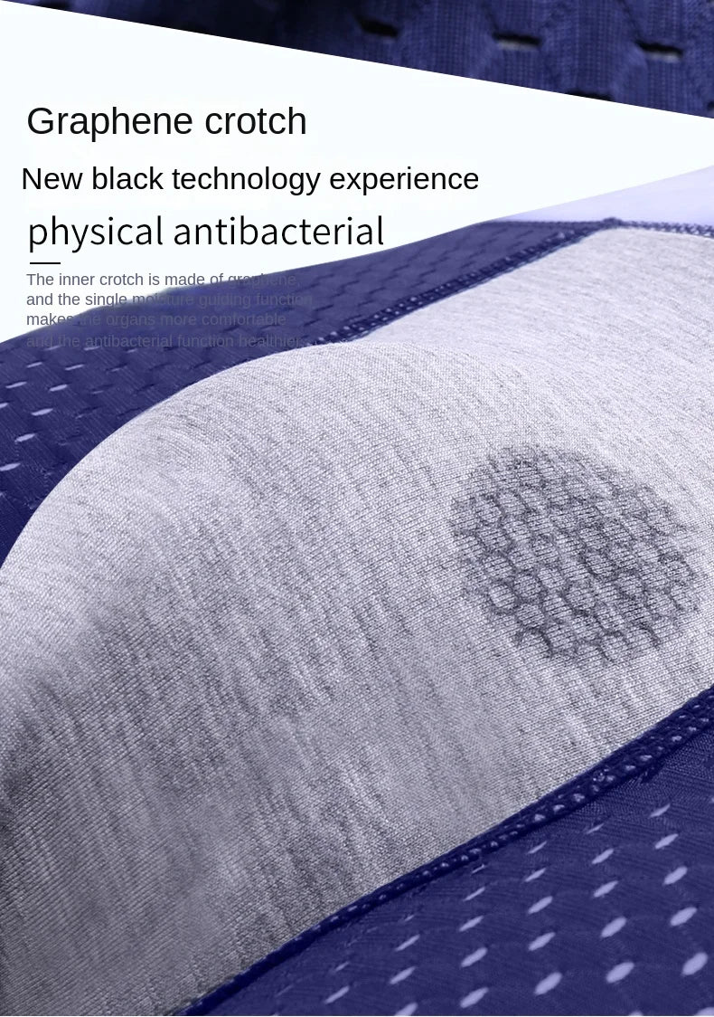 Men Panties Male Underpants Man Pack Shorts Boxers Underwear Slip Homme Calzoncillos Bamboo Hole U Convex Pouch Large Size 5XL