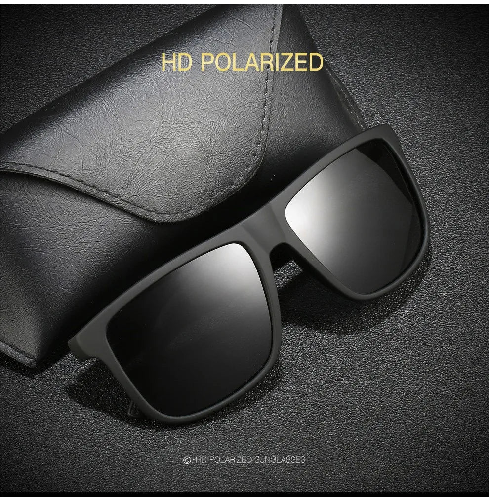 Fashion Vintage Square Polarized Sunglasses Men Women Luxury Brand Designer Men's Sun Glasses Driving Fishing UV400 Eyewear Man