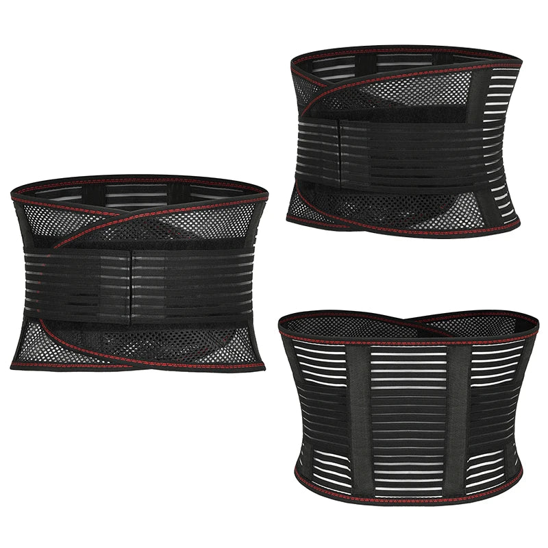 Back Support Belt for Men Women Lumbar Braces Orthopedic Protection Spine Support Belt Pain Relief Brace Waist Trainer Corset