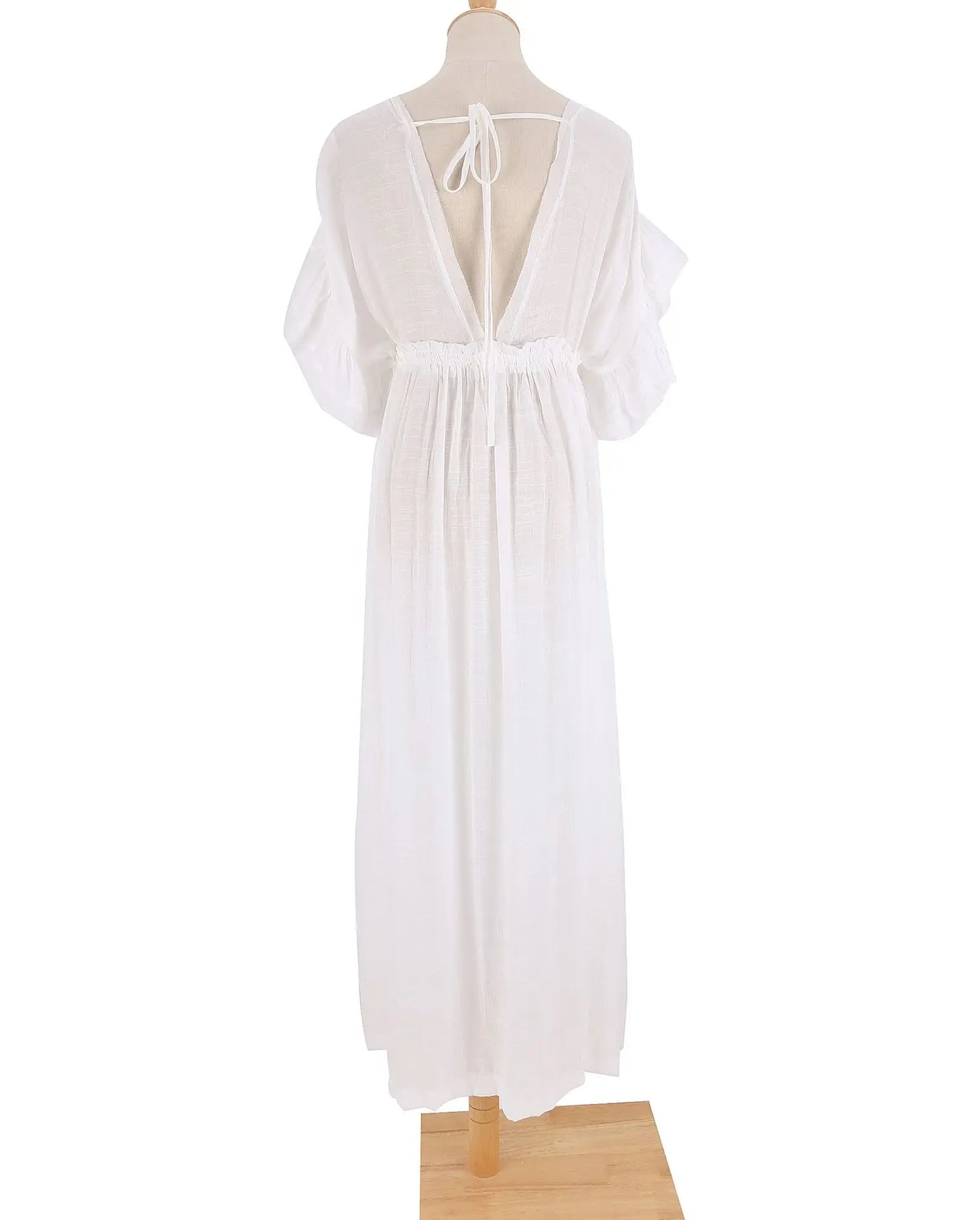 Women Swimsuit Cover Up Open Front Long Beach Kimono Cardigan Swim Bathing Suit Kimono