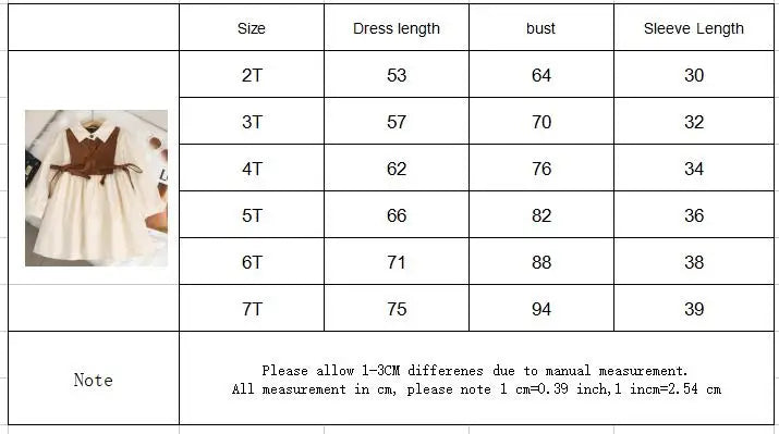 Spring Autumn Girls Dress Korean Fashion Dress for Girls Long Sleeve Casual Princess Bow Dress Children Vestidos Dress Clothing