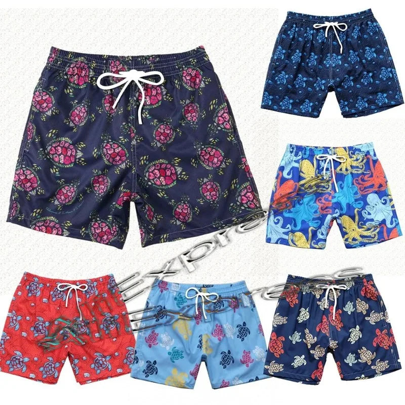 Summer Bermuda Masculina Men'S Beach Surfing Sports Trunks Quick Drying Loose Wear Casual Shorts Sports Gym Shorts Board Shorts