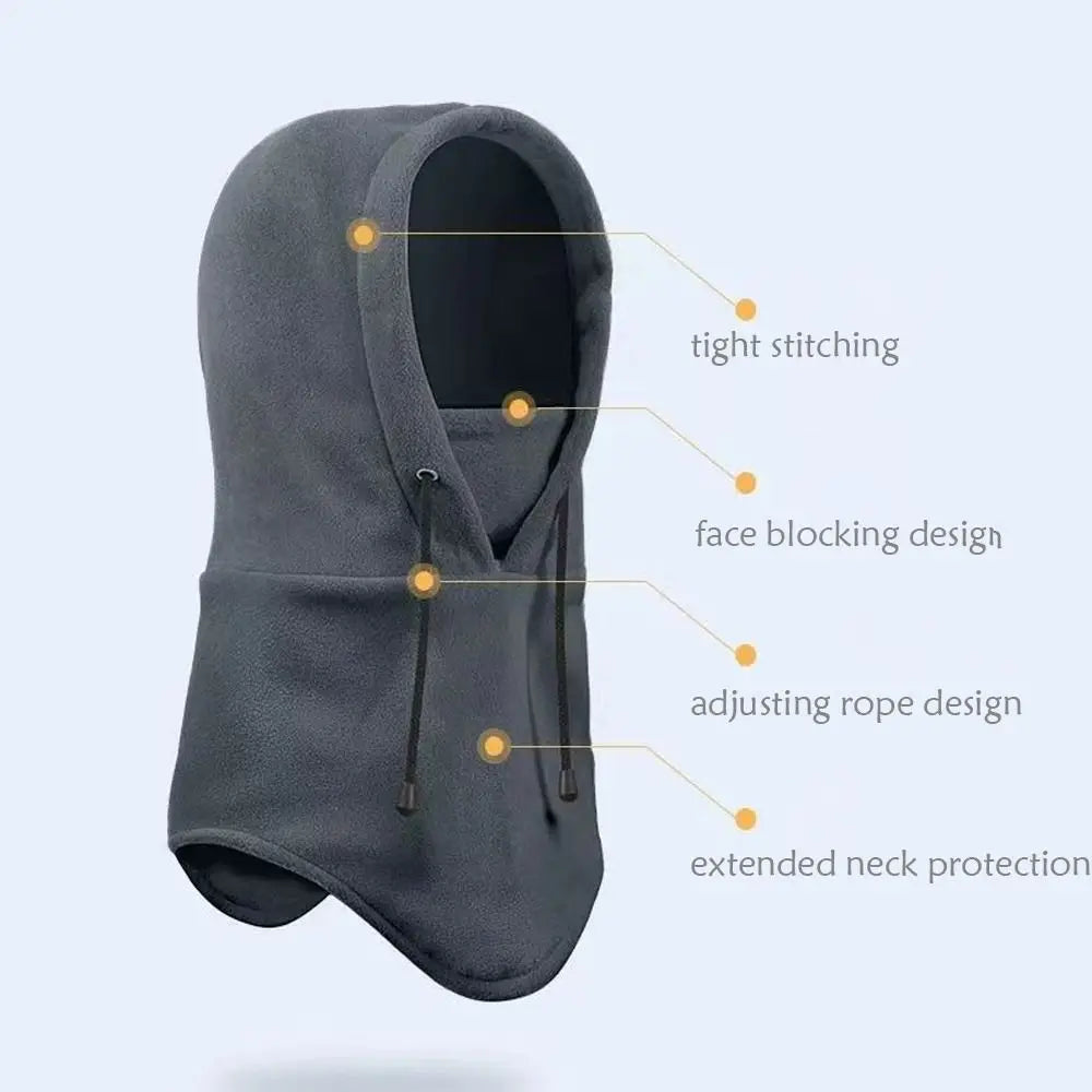 Fashion Polar Fleece Women Men Balaclava Winter Hat Beanies Warmer Windproof Full Face Ski Mask Caps Men Bonnets Scarves