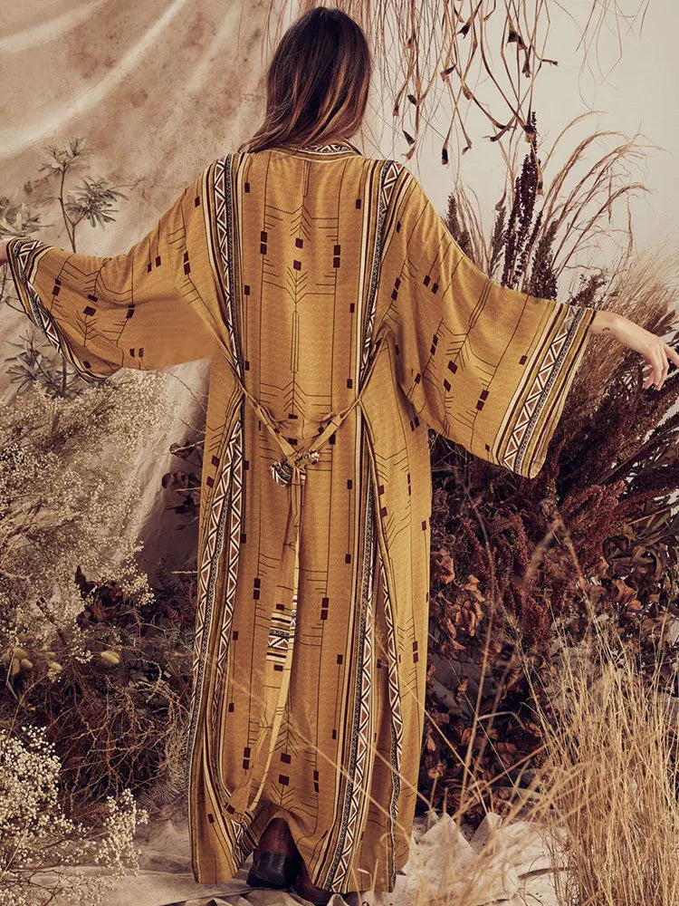 Embroidery Kaftan Beach Tunic Beach Cover up Saida de Praia Swimsuit Women Bikini cover up Pareo Sarong Beachwear Q882