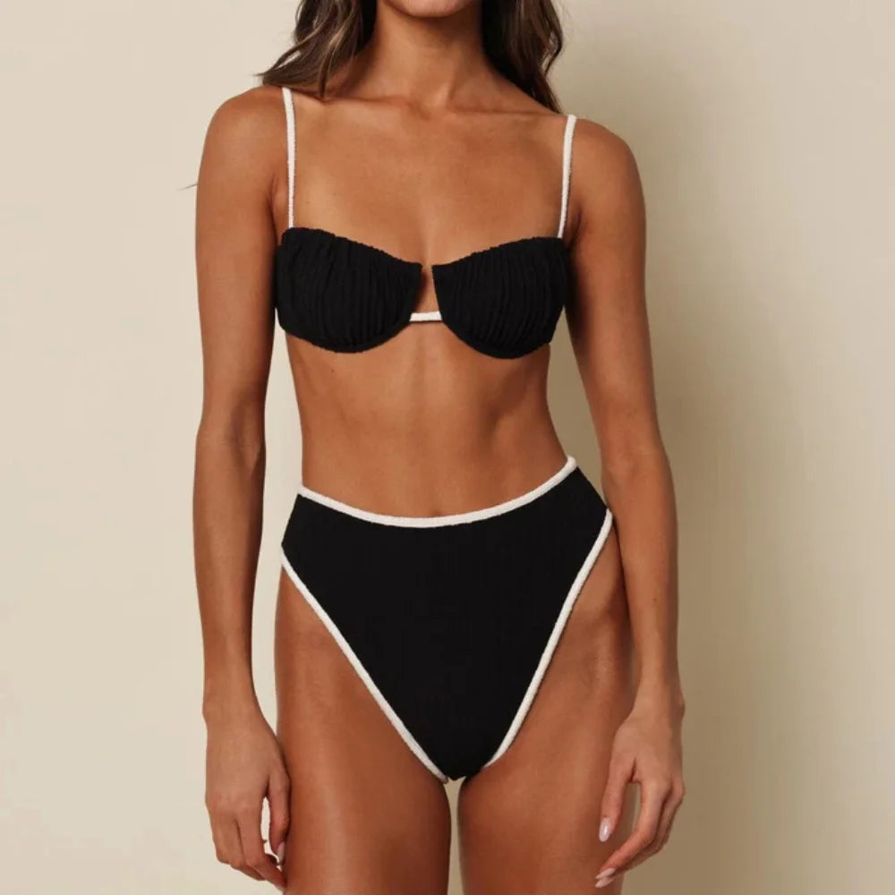 Black White Bikinis Sexy Swimwear Women Extreme Bikini Micro Biquini Swimsuit Female Bathing Suit Bodysuit Summer Beach Wear