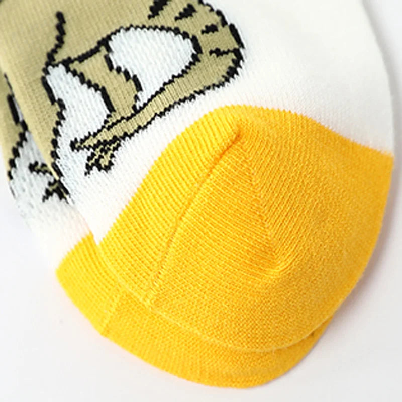 5 Pairs Kids Socks for Children Boys Girls Cartoon Dinosaur Summer Low Cut Slipper Hosiery Ankle Footed Casual Sock 1-12 Years