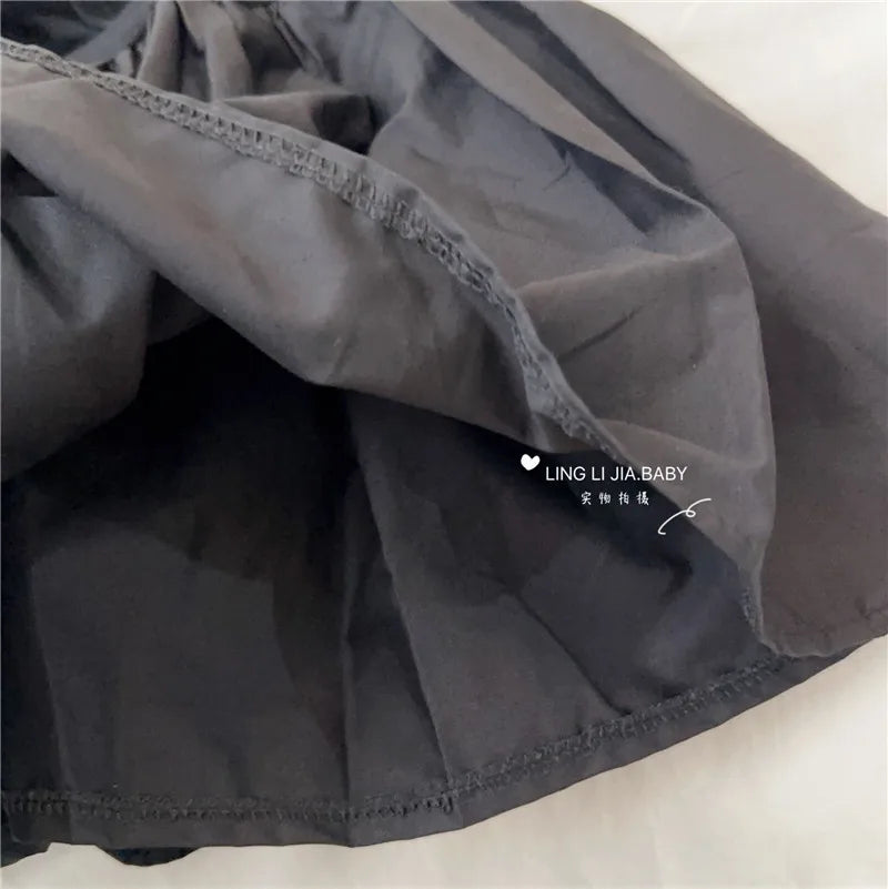 Girls Casual Dresses Back Hollowing Sleeveless Dress Toddler Girl Clothes Summer Dress Chinese Traditional Dress for Girls