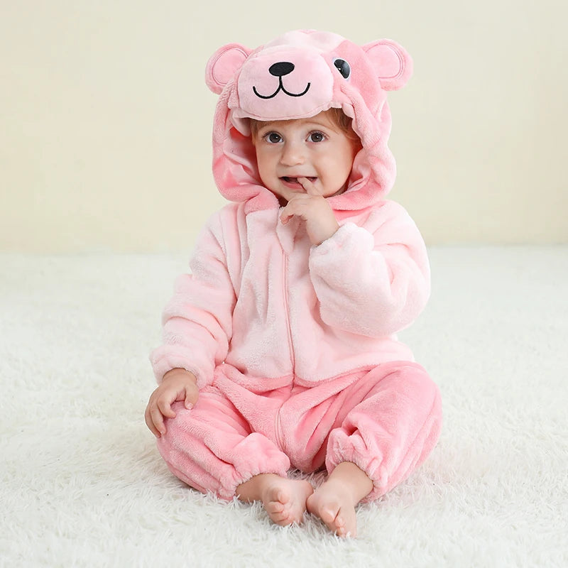 MICHLEY NEW Halloween Blue Dragon Baby Rompers Winter Costume Clothes Cartoon Jumpsuit Bodysuits Overall For Girl Boy Bebe 2-36M