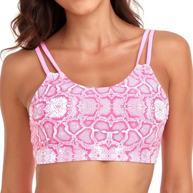 VYLYNK Women Tankini Set Sweet and Chic Printed Two-Piece Bikini Swimsuit for Summer Stylish Ladies Swimwear in Set of 2 Pieces