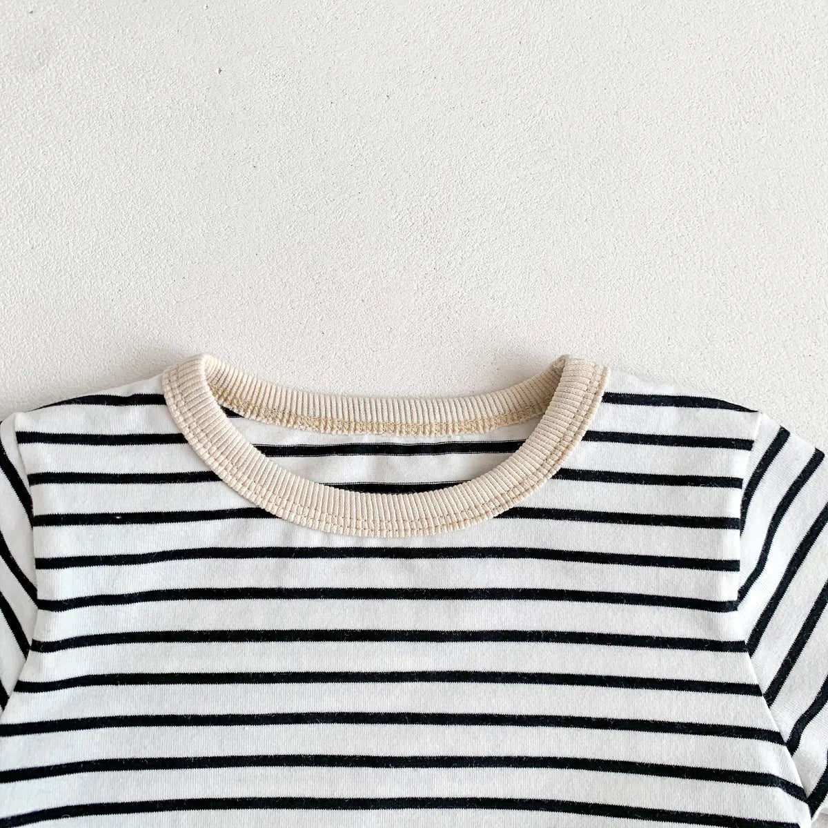 Infant Newborn Girls Boys Autumn Full Sleeve Striped Top Tees Kids Baby Casual Bottoming Shirts Toddler T-shirts Cotton Clothing