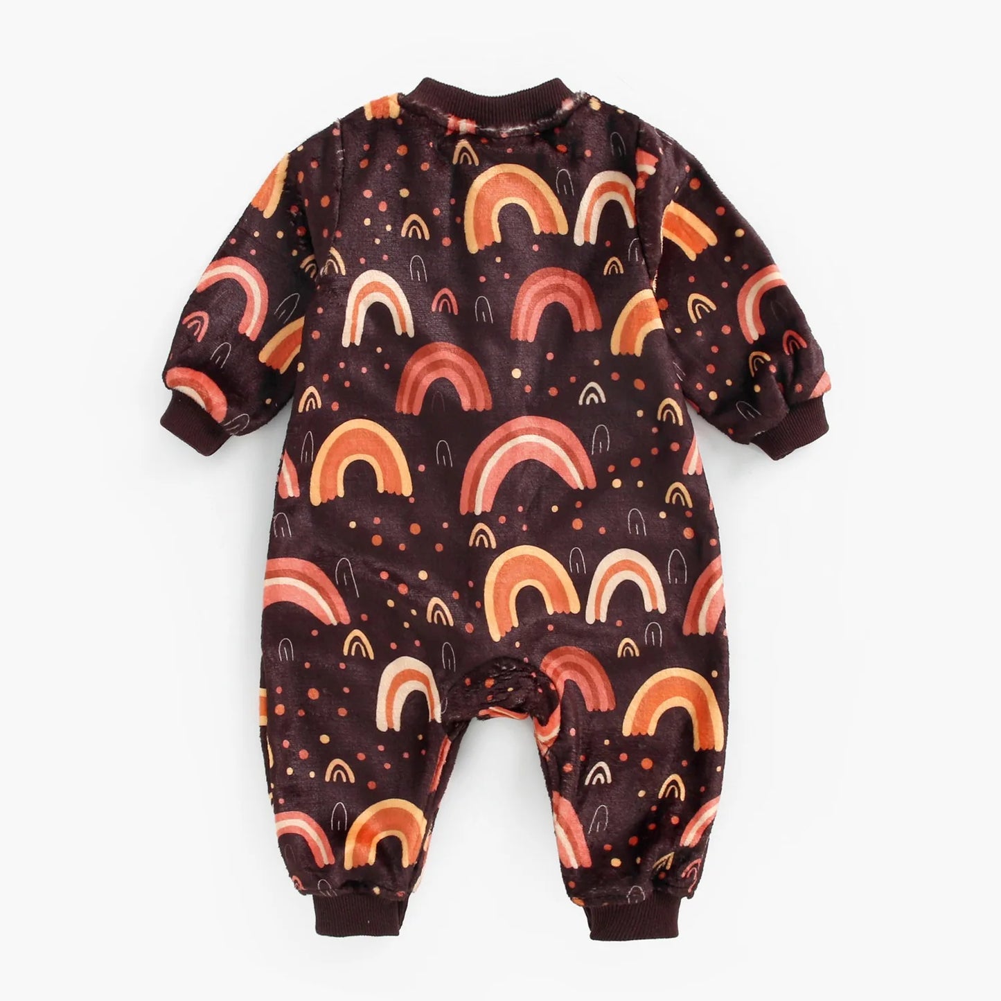 Sanlutoz Halloween Winter Long Sleeve Baby Jumpsuits Flannel Warm Toddler Rompers Clothing Unisex Cute