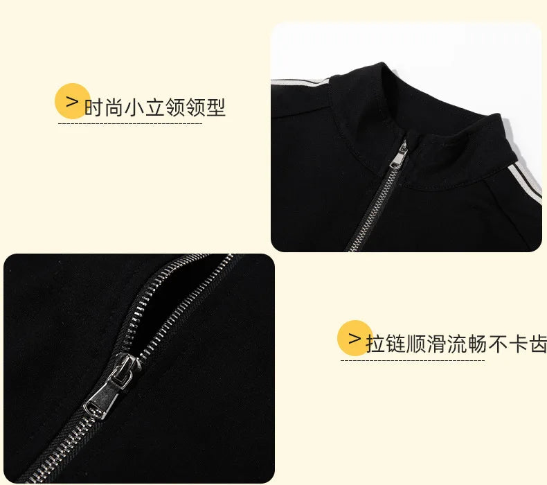 Girls Fashion Sets 2024 New Spring Autumn Sports Casual Suits Kids Long-sleeved Jacket+Pants 2Pcs Outfits Children Trend Clothes