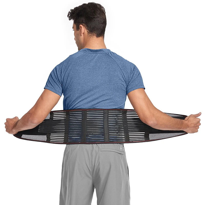 Back Support Belt for Men Women Lumbar Braces Orthopedic Protection Spine Support Belt Pain Relief Brace Waist Trainer Corset