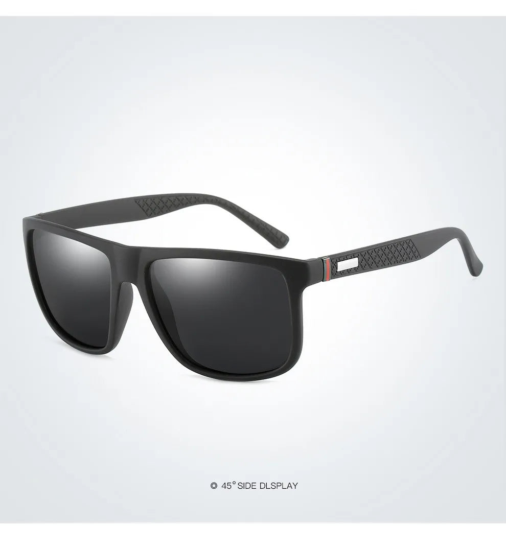 Fashion Vintage Square Polarized Sunglasses Men Women Luxury Brand Designer Men's Sun Glasses Driving Fishing UV400 Eyewear Man