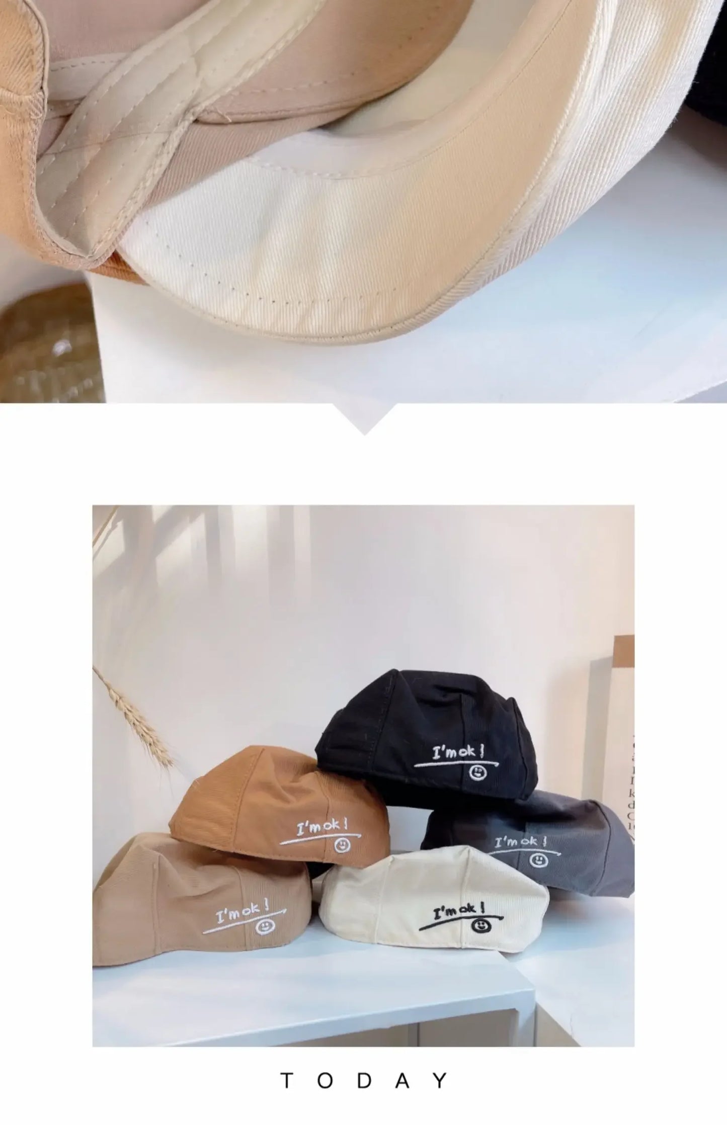 Hot Solid Color Children Berets Stripe Cotton Thin Fashion Simple Kids Hats & Caps Berretto Baby Caps for Boys Girls