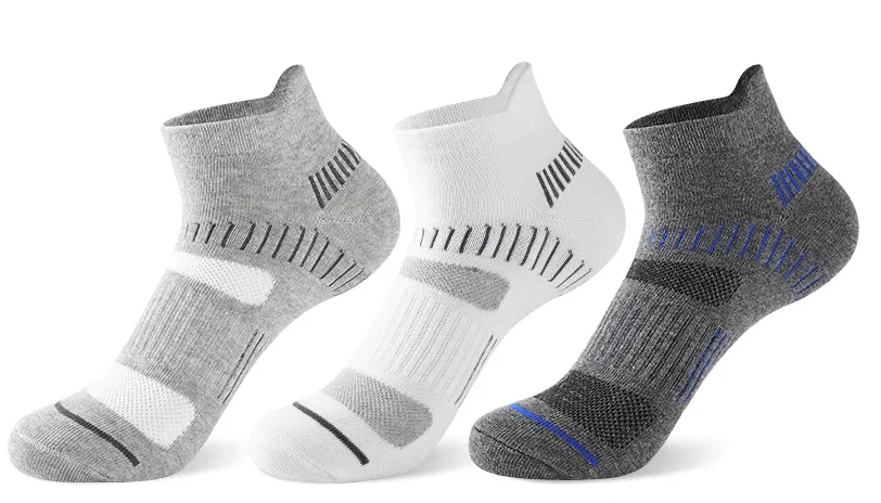 10 Pairs Spring Summer Men Casual Sports Running Socks Protective Ankle Socks Thin Breathable Deodorant Fitness Short Socks Male