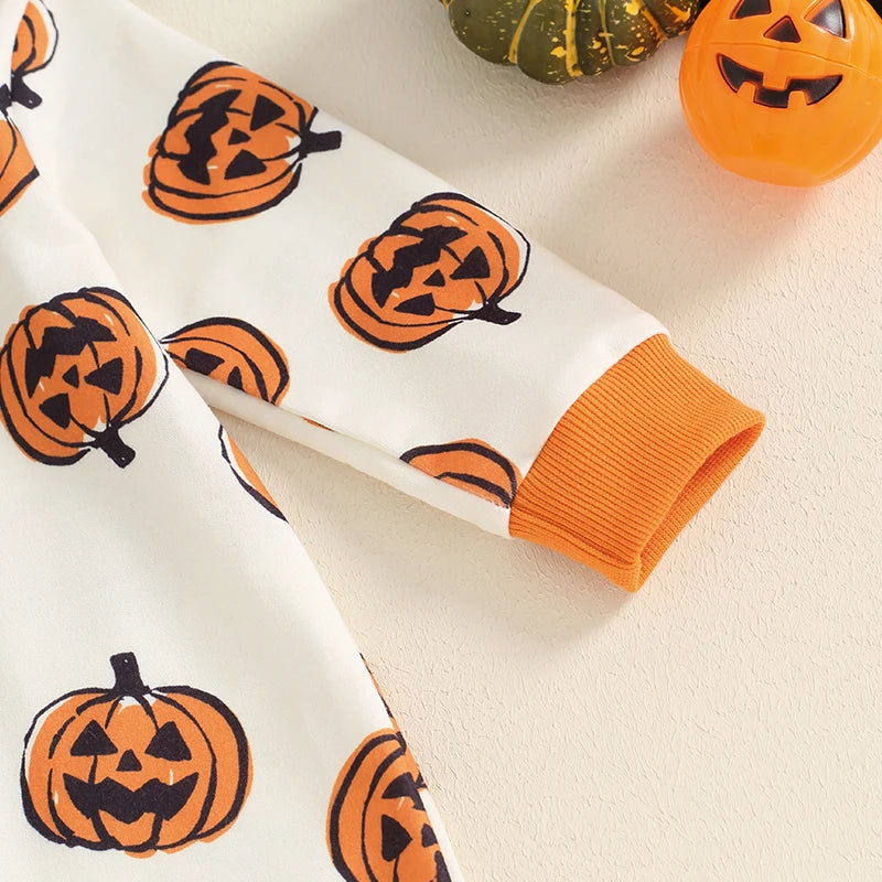 2024-05-23 Lioraitiin Baby Girl Boy Halloween Romper Bat Print Long Sleeve Full Length Hooded Jumpsuit for Fall