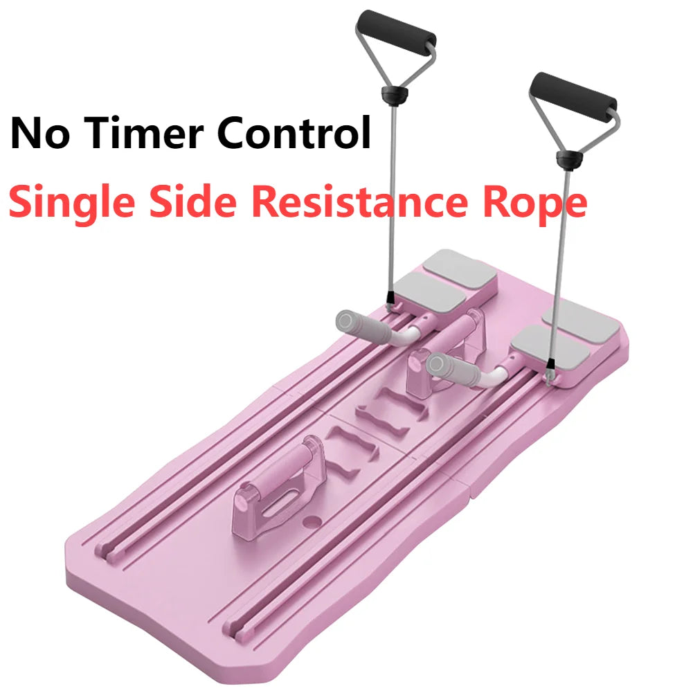 Abdominal Exercise Board Fitness Board Automatic Rebound Leg & Arm Toner Multifunctional Pilates Reformer Set Fitness Equipment
