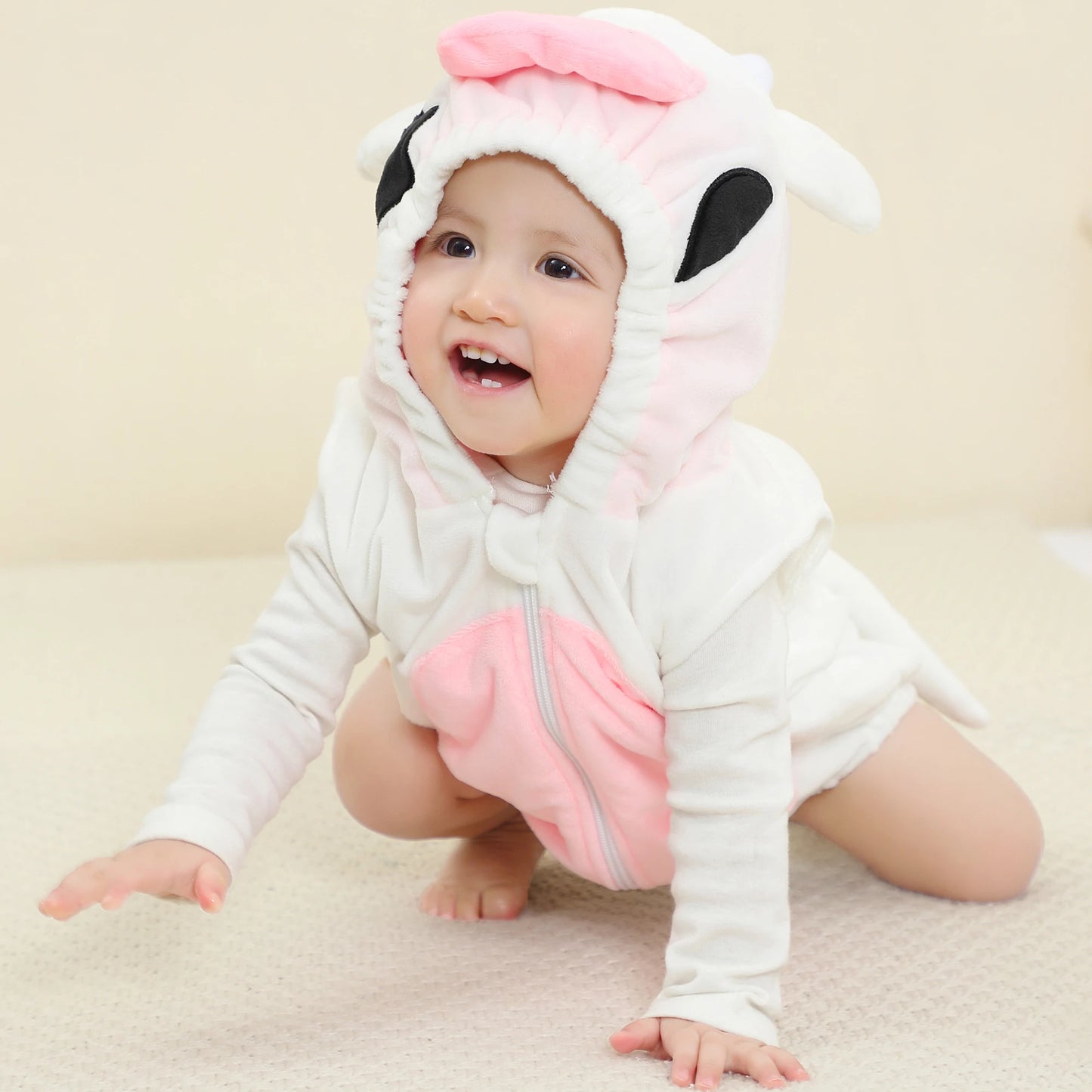MICHLEY Spring Giraffe Baby Romper Bodysuit Sleeveless Newborn Clothes Infant Toddler Clothing Romper Halloween For Girl Boy