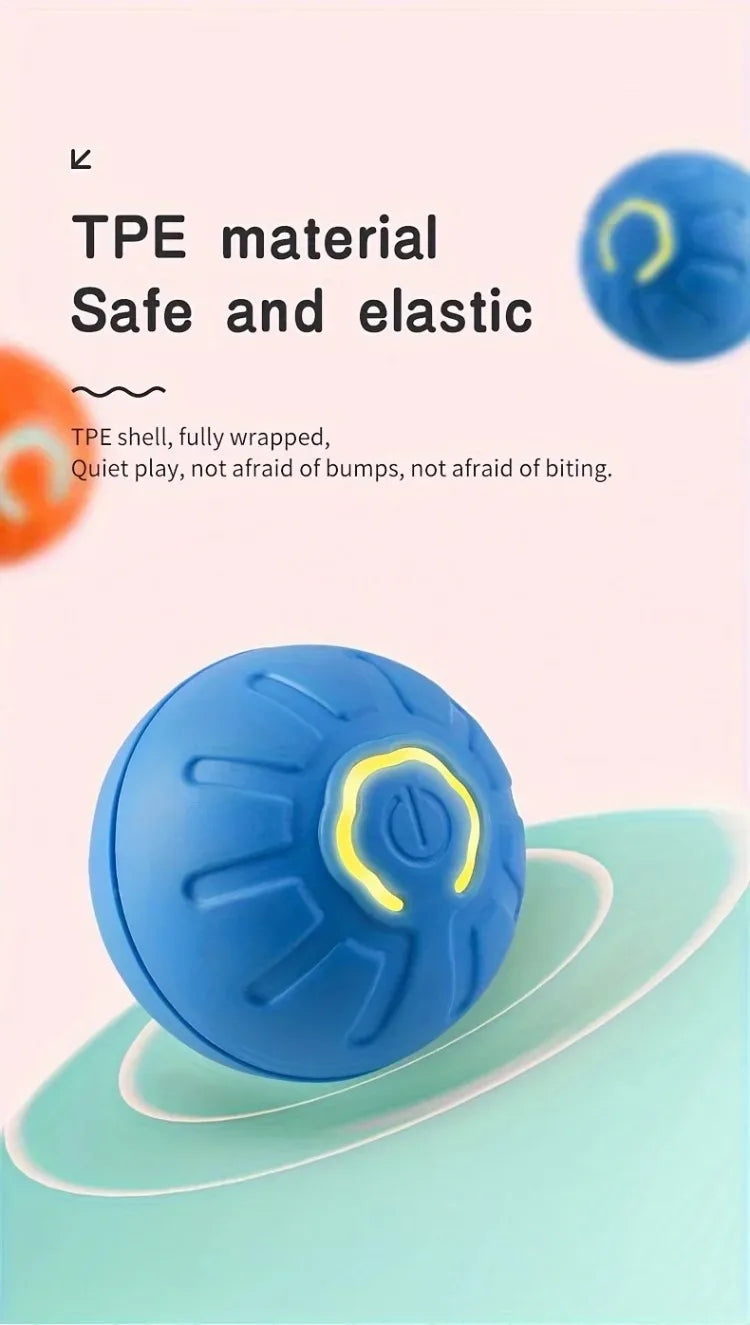 1-10PCS Smart Dog Toy Ball Electronic Interactive Pet Toy Moving Ball USB Automatic Moving Bounce Suitable for Puppy Gift