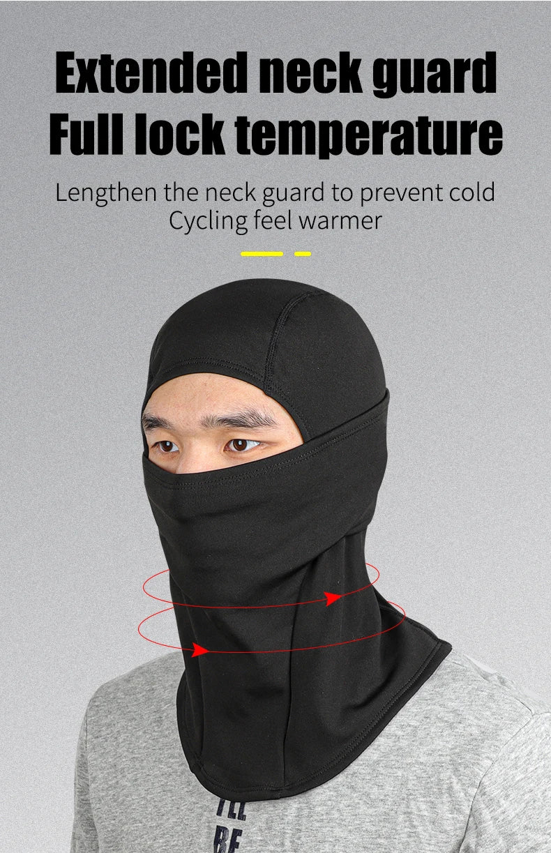 WEST BIKING Winter Cycling Scarf Fleece Keep Warm Balaclava Men Women Bicycle Hat Headwear Ski Helmet Liner Windproof Sport Cap