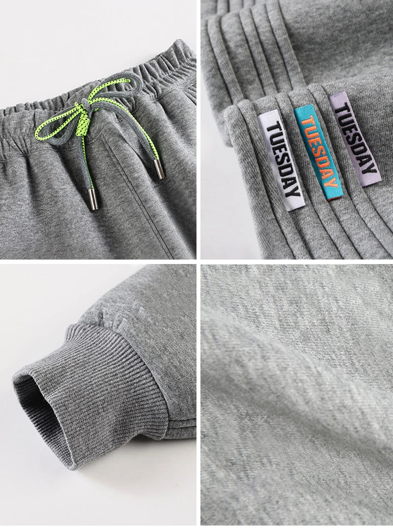 Spring Autumn Casual Boys Pants Loose Striped Pattern Long Style Trousers For Kids Teenage Children Sport Clothes 3-10 Years