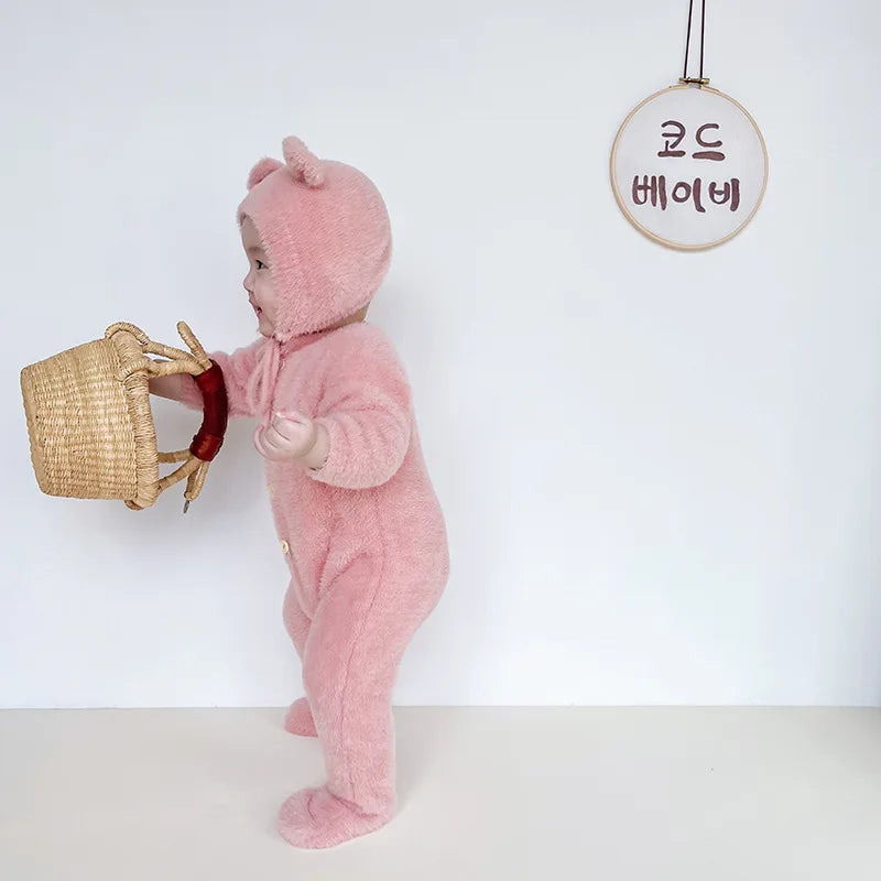 2024 NEW Octopus Cosplay For Newborn Baby Halloween Costumes Pink Cushion Christmas Pillow Romper