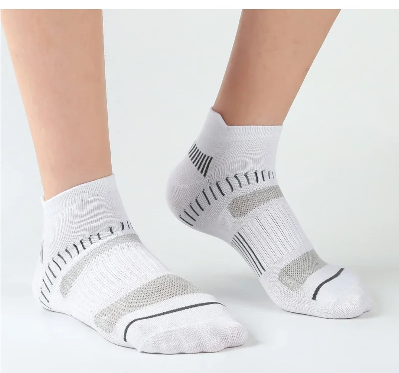 10 Pairs Spring Summer Men Casual Sports Running Socks Protective Ankle Socks Thin Breathable Deodorant Fitness Short Socks Male