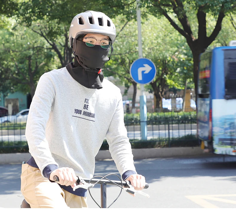WEST BIKING Winter Cycling Scarf Fleece Keep Warm Balaclava Men Women Bicycle Hat Headwear Ski Helmet Liner Windproof Sport Cap