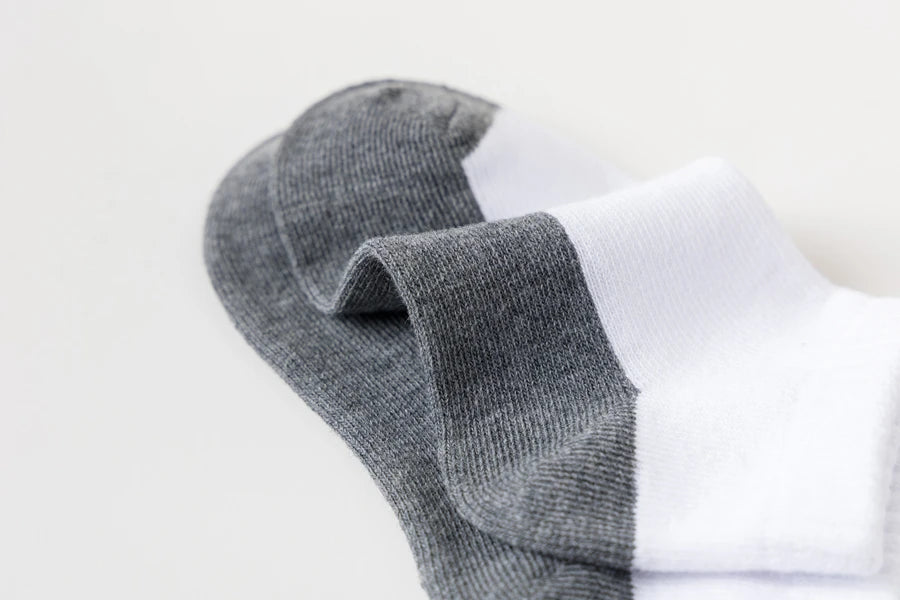5 Pairs/Lot 2024 New Summer Children Socks Cotton Kids Teen Fashion Black White Gray For 1-12 Years Student Baby Girl Boy Socks