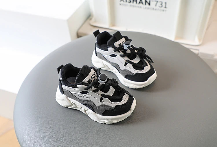 Baby Boys Shoes Kids Casual Sneakers Running Sports Shoes 2023 Spring Autumn Toddlers Boys Girls Shoes Fashion Soft for School